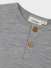 Lil 'Atelier - Fable Langærmet Uld Bluse - Grey Melange